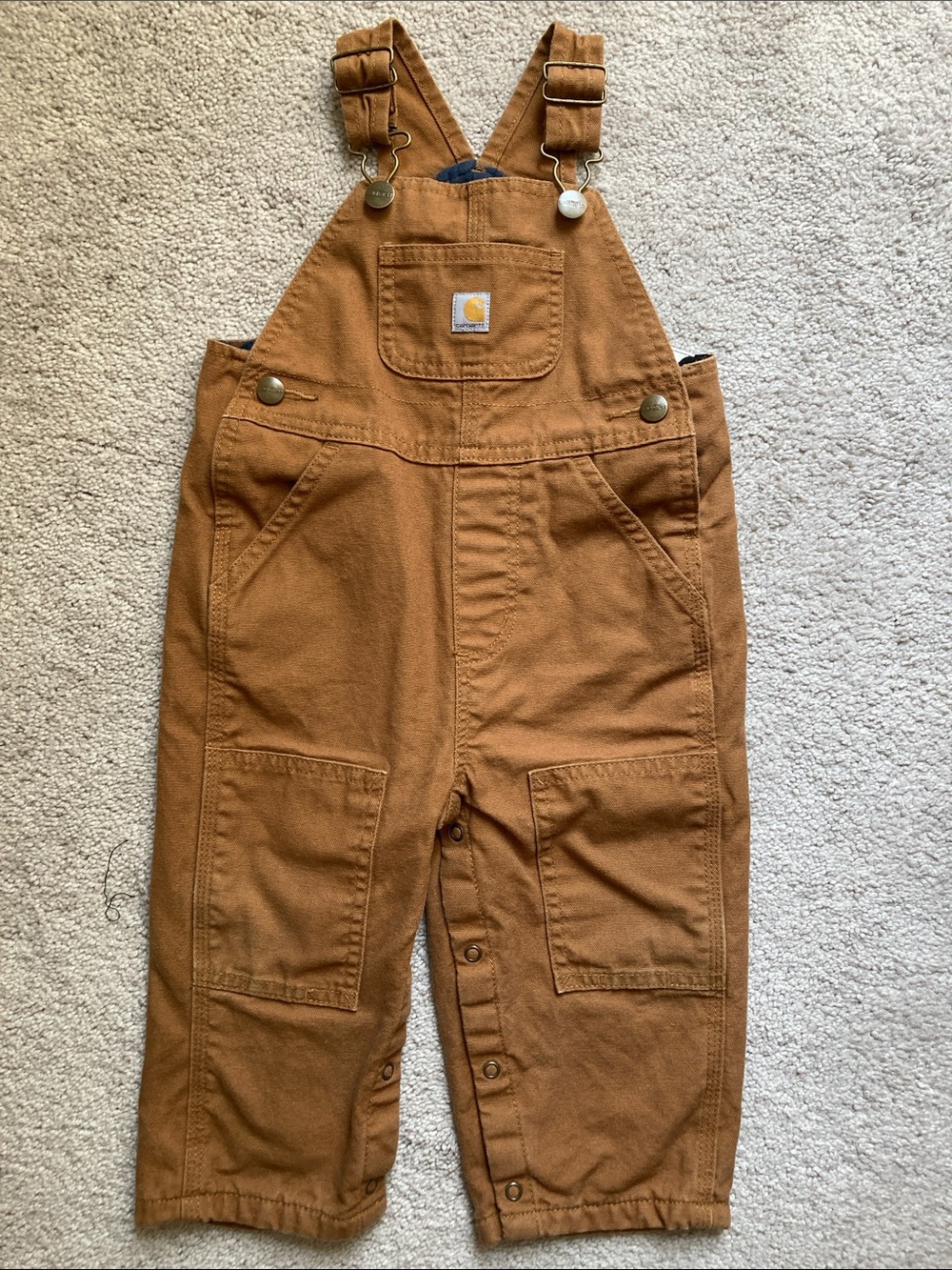 Carhartt Toddler Flannel Lined Overalls